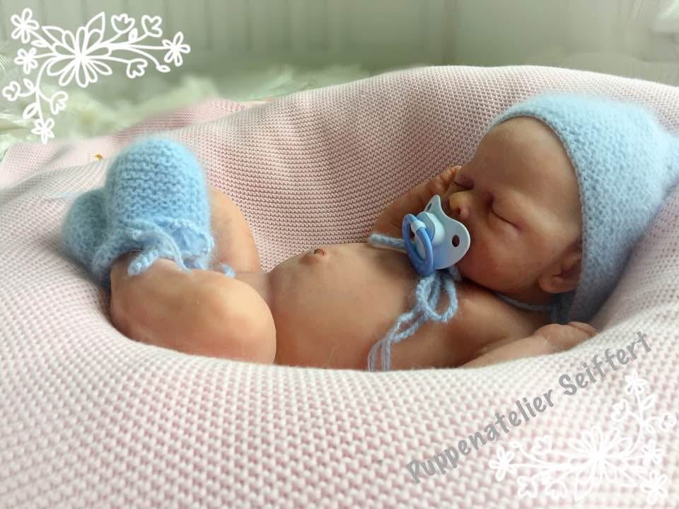 Vollsilikon-Baby Nino, 50 cm, schlafend